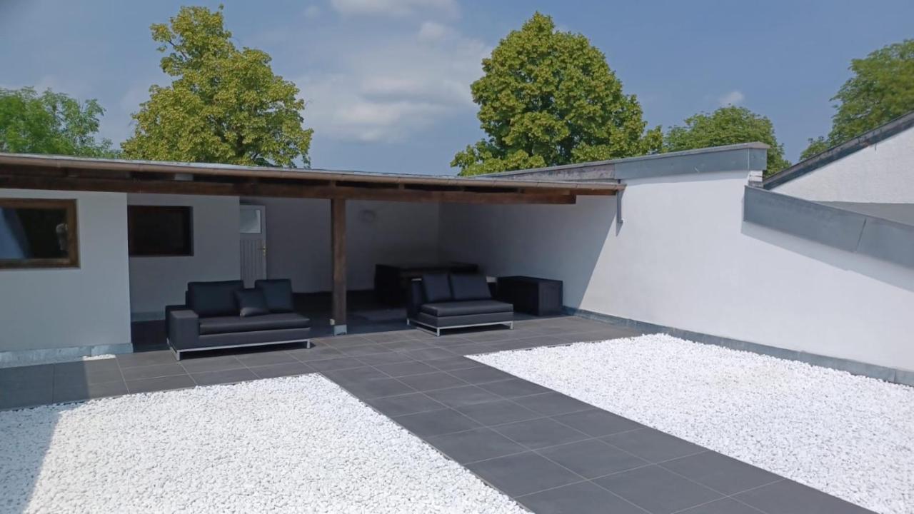 Neu Gaarz Ferienwohnung Mit Kamin Und Traumhafter Dachterrasse Mit Weitblick In Die Natur מראה חיצוני תמונה
