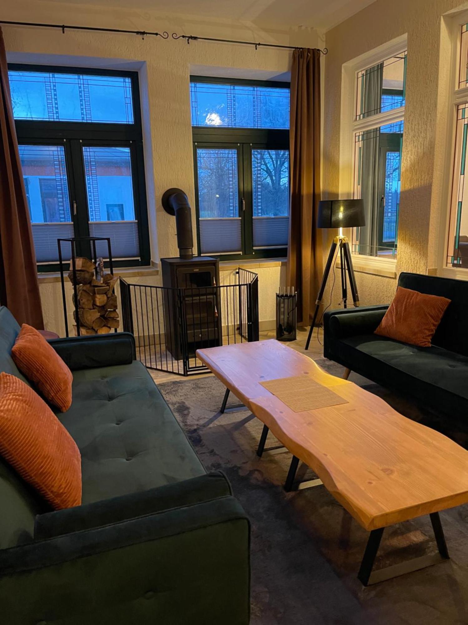 Neu Gaarz Ferienwohnung Mit Kamin Und Traumhafter Dachterrasse Mit Weitblick In Die Natur מראה חיצוני תמונה
